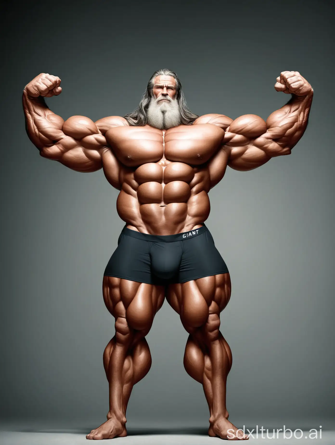 Elderly-Giant-Bodybuilder-Flexing-Muscles-in-Underwear