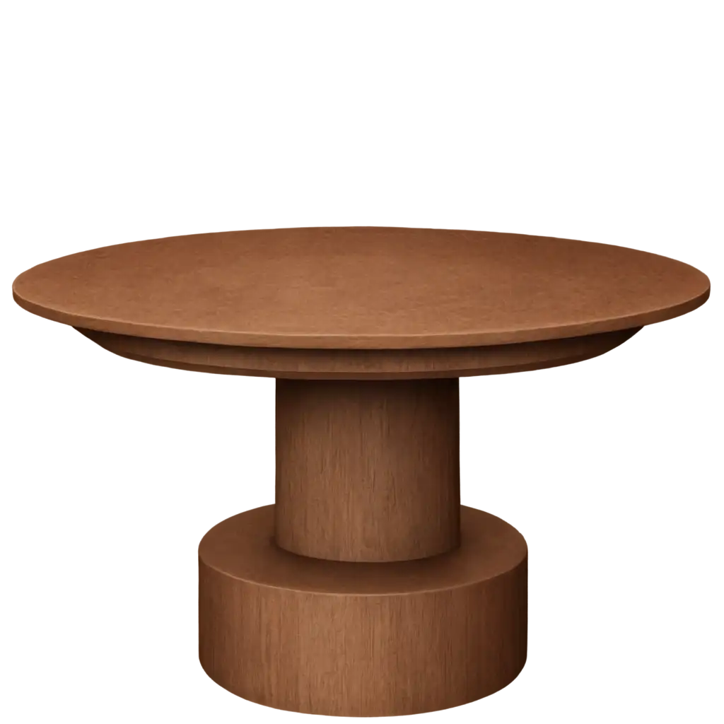 HighQuality-Wooden-Round-Podium-PNG-Image-for-Object-Display