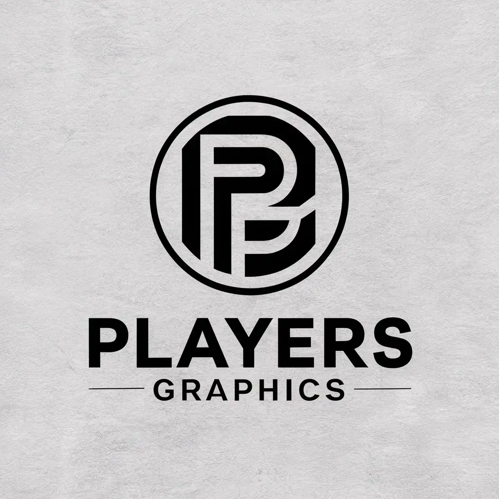 LOGO Design For Players Graphics Modern Vector Design with Clear Background