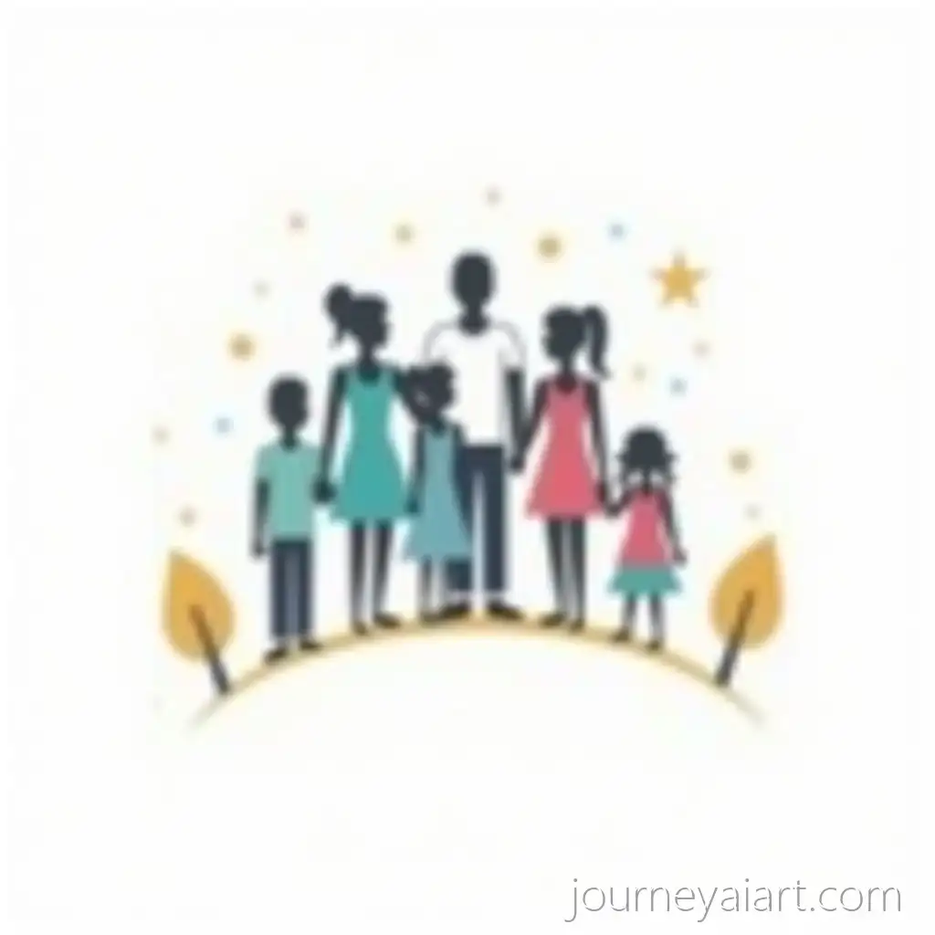 Modern-Family-Logo-with-Symbolic-Silhouettes-and-Pastel-ColorsAI-Image-Prompt-Expansion-for-National-Families-Congress