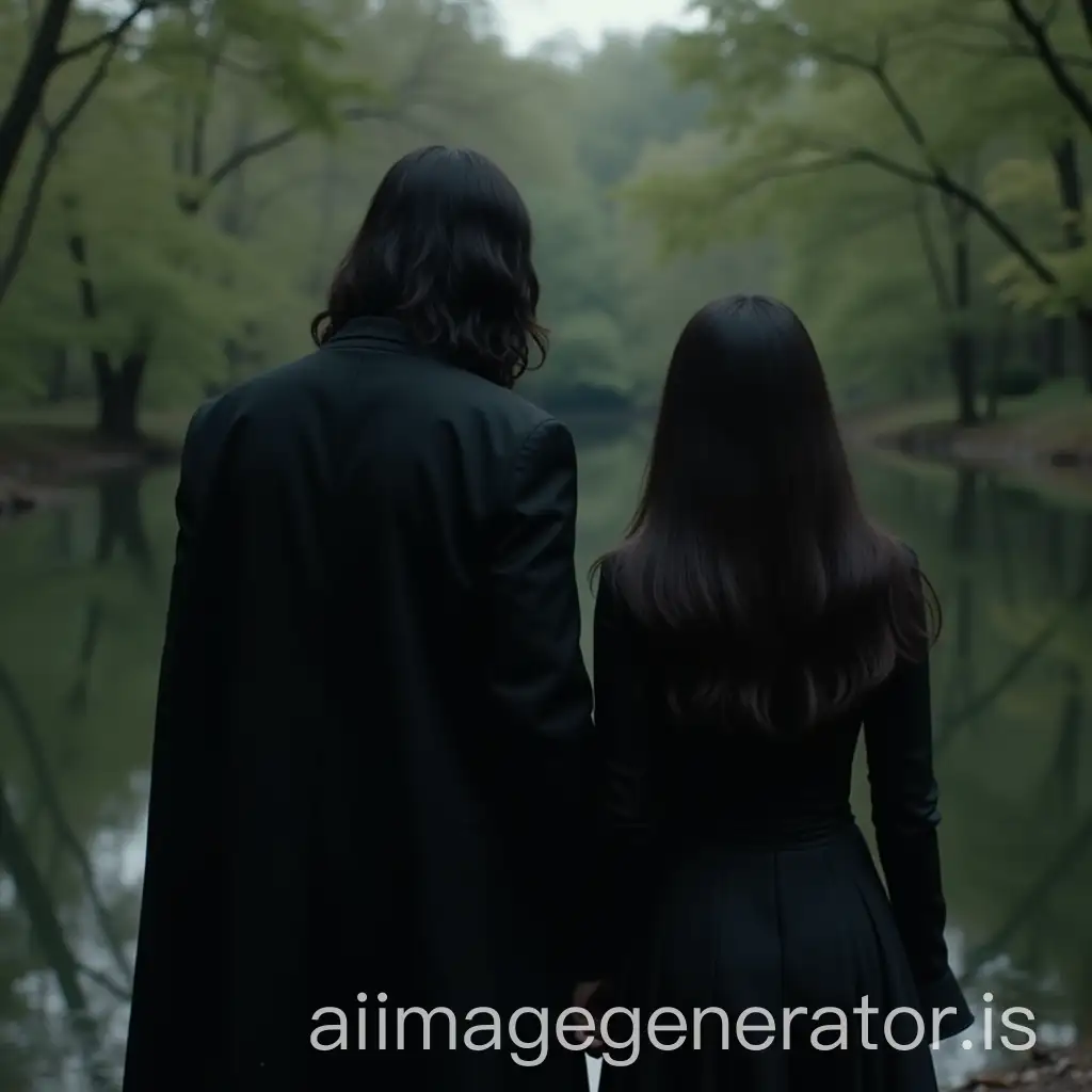 Severus-Snape-and-Girlfriend-by-Forest-Pond