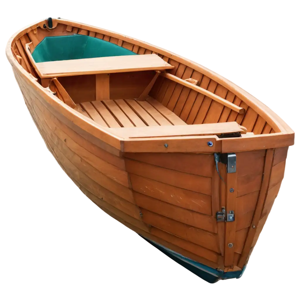 Back-of-the-Brown-Wooden-Motor-Boat-PNG-Capturing-Natures-Beauty-in-High-Quality