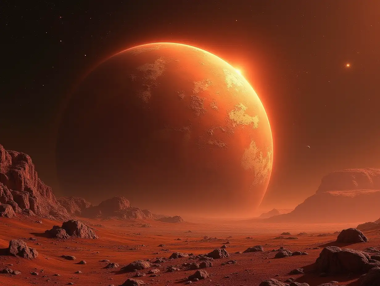 Mars before many billions of years