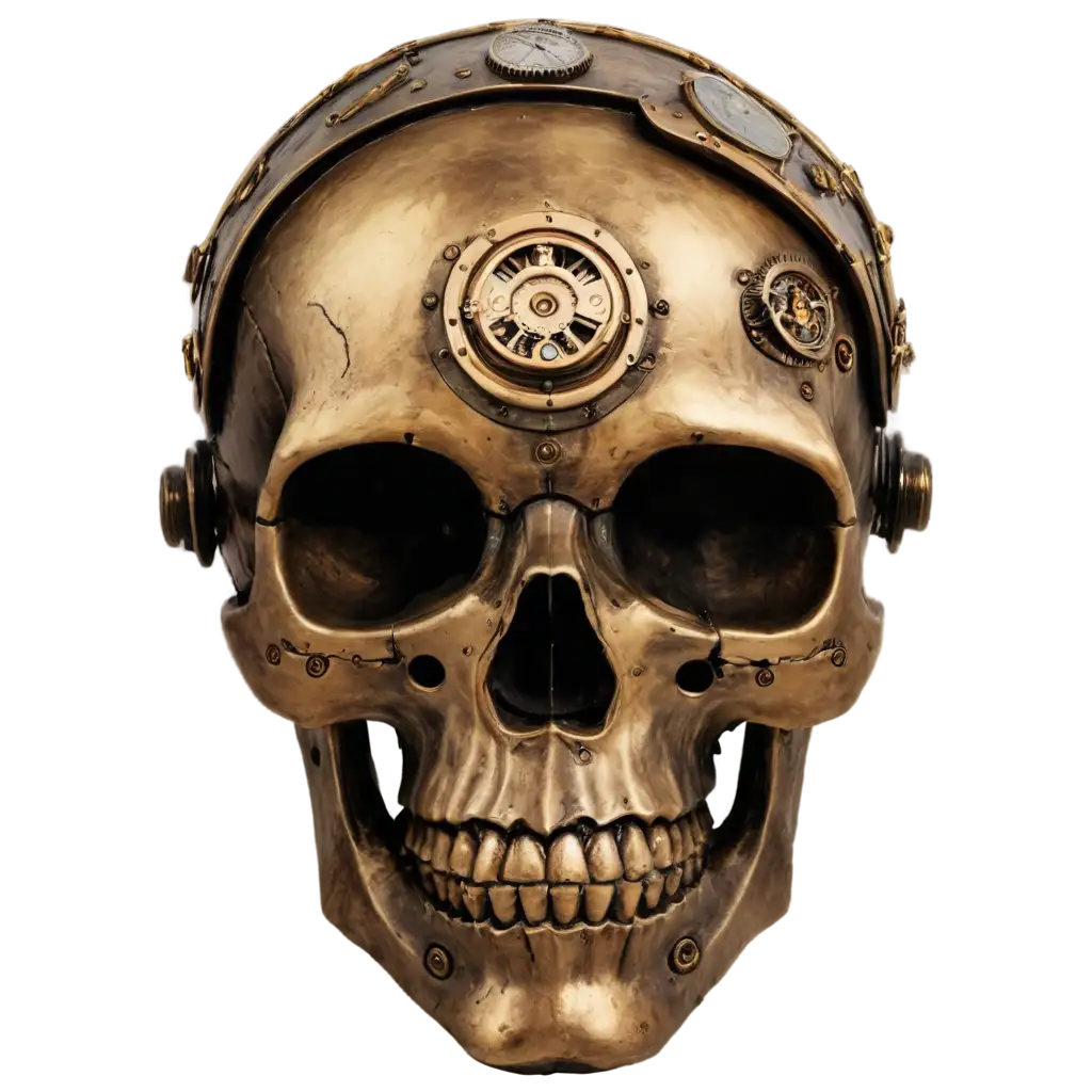 steampunk skull