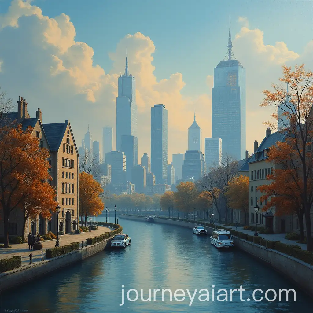 Tranquil-Modern-Cityscape-in-Victorian-Style