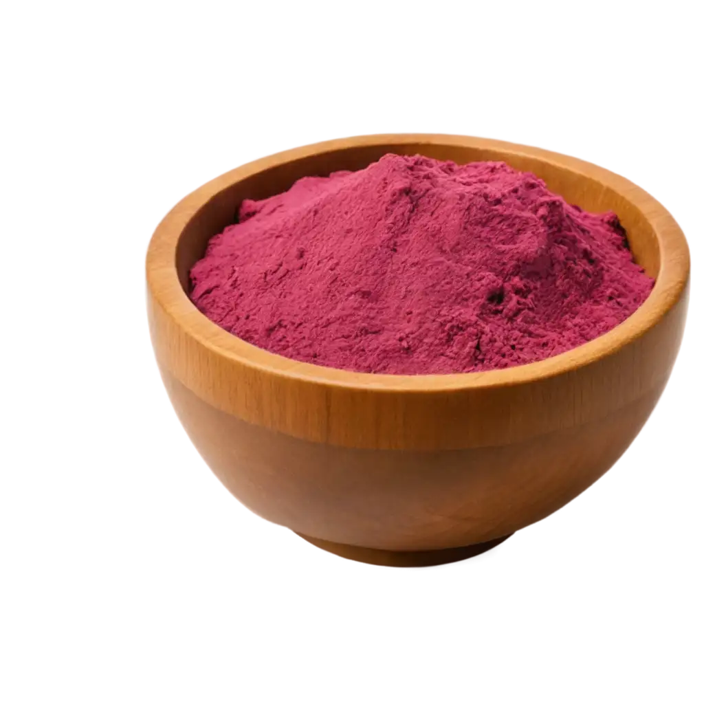 Beetroot-Flour-in-a-Wooden-Bowl-Side-View-PNG-Image-for-HighQuality-Visuals