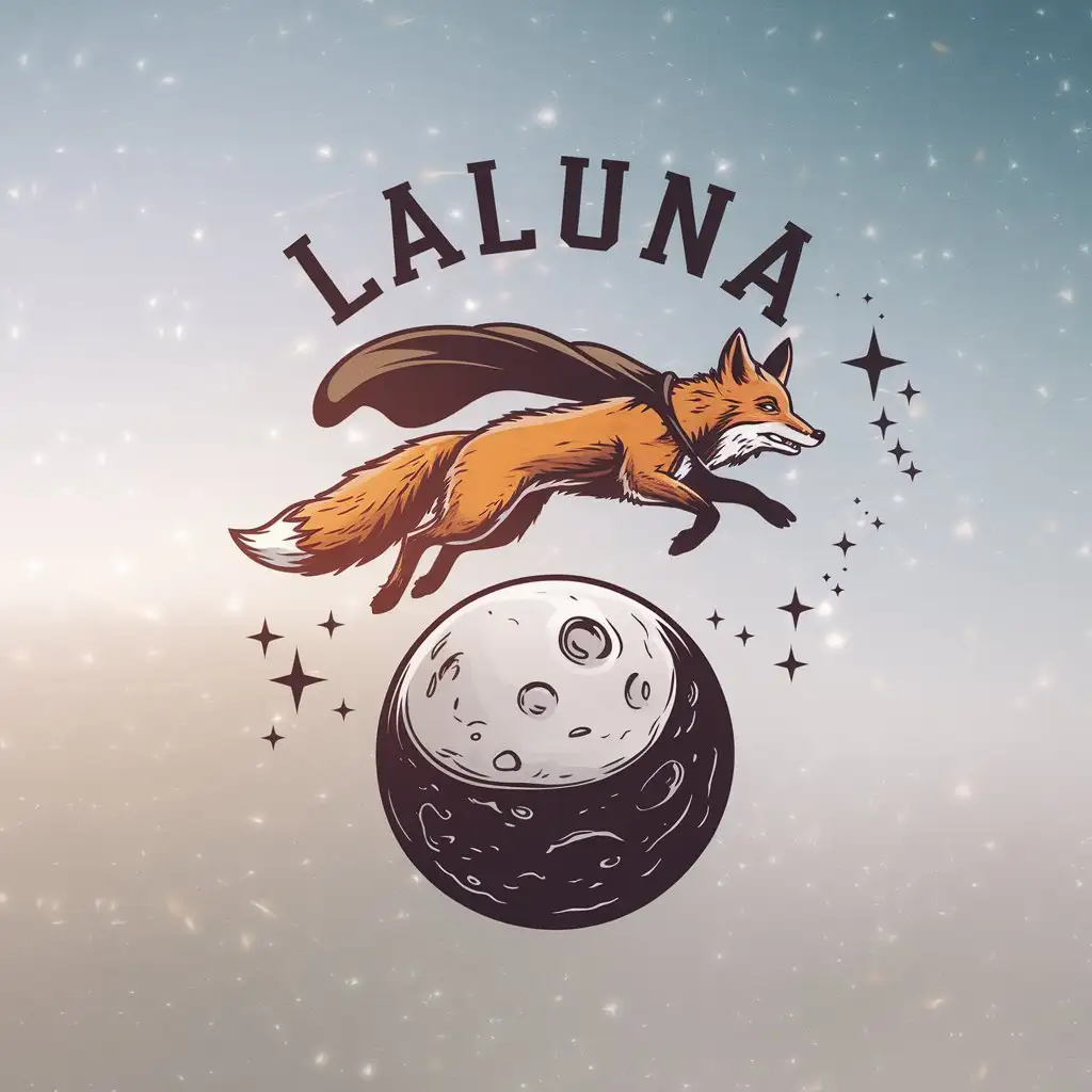 LOGO-Design-for-LaLuna-Mystical-Fox-Moon-with-Vector-Aesthetics