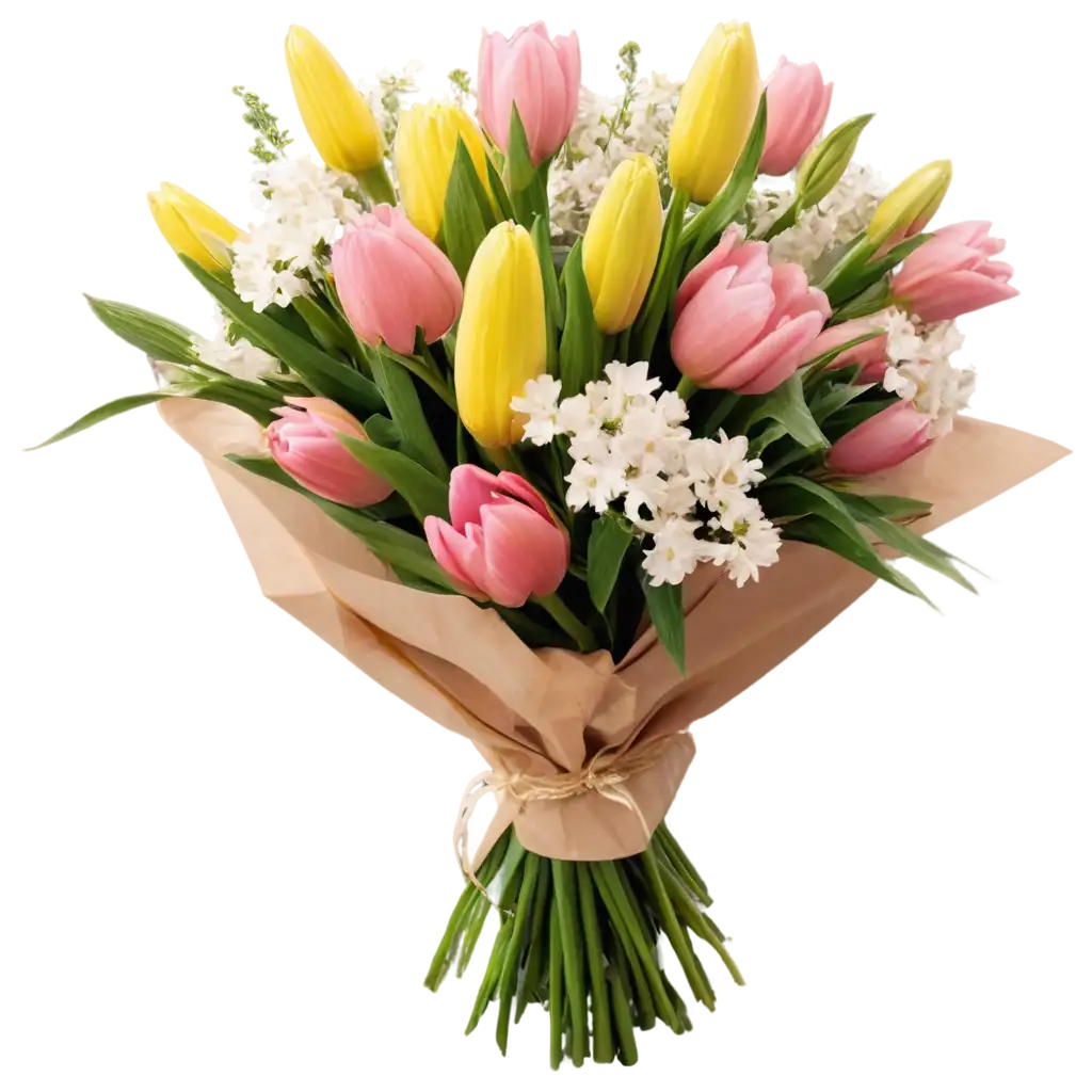 Delicate-Spring-Flowers-Bouquet-PNG-Image-Perfect-for-HighQuality-Visuals