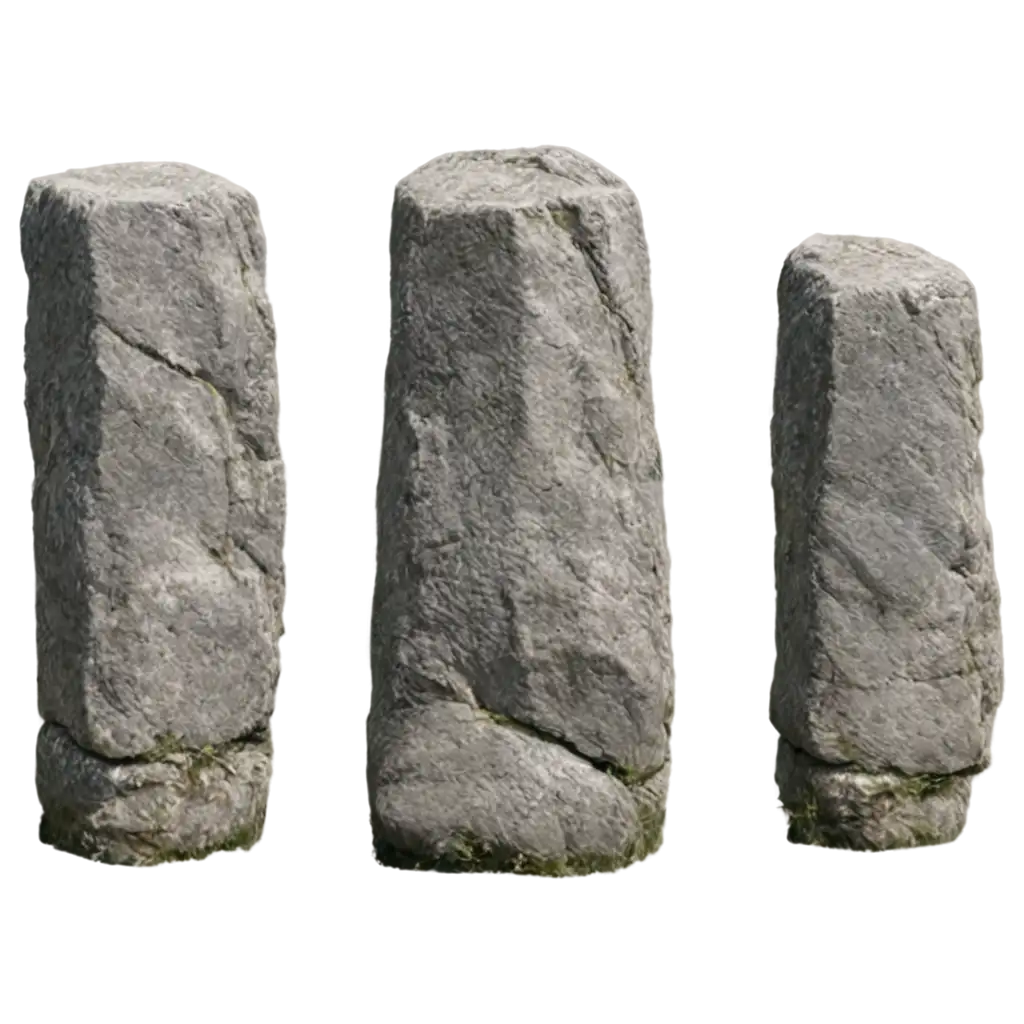 Pillar like stones