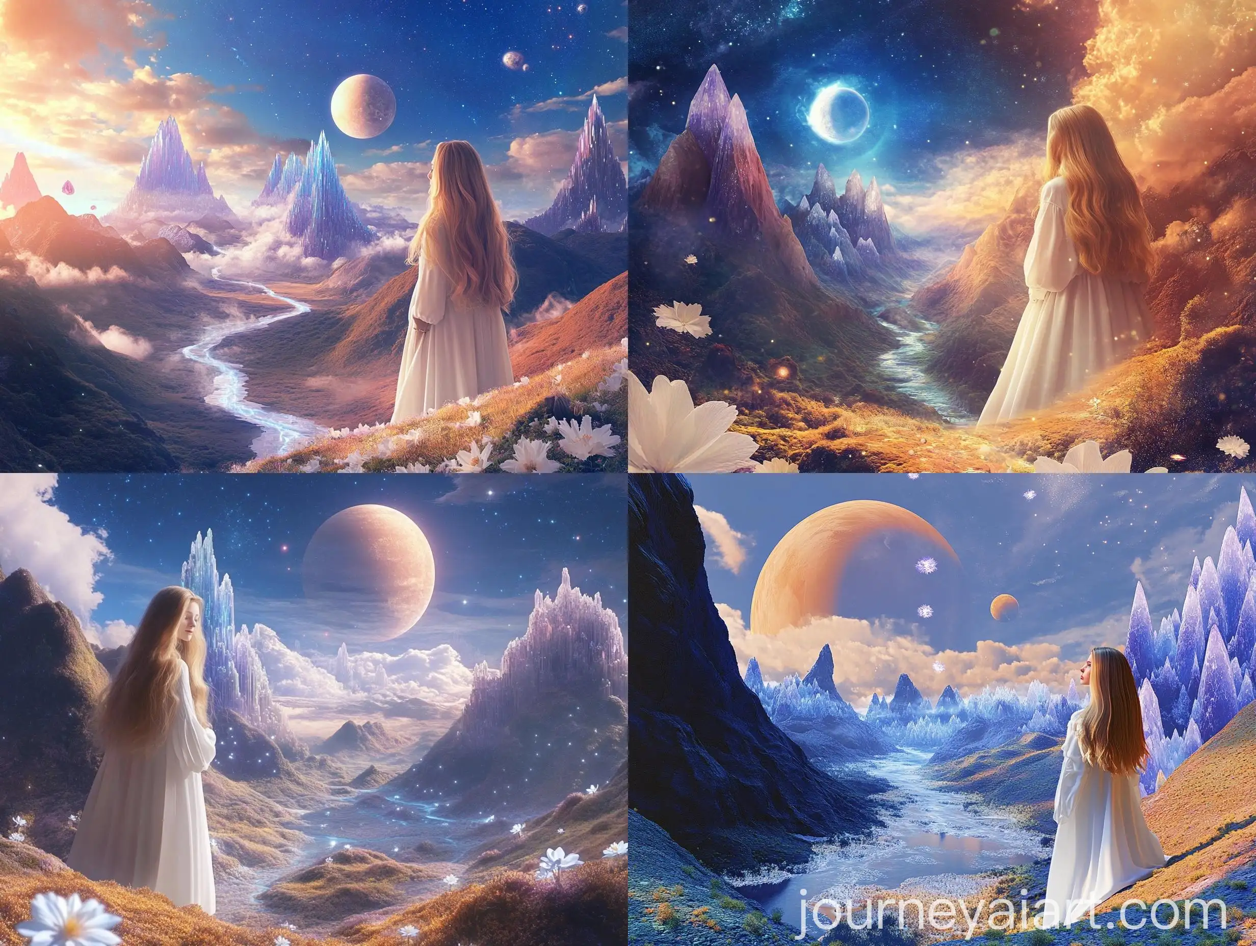 Fantasy-Planet-with-Purple-Crystal-Mountains-and-Silver-Rivers