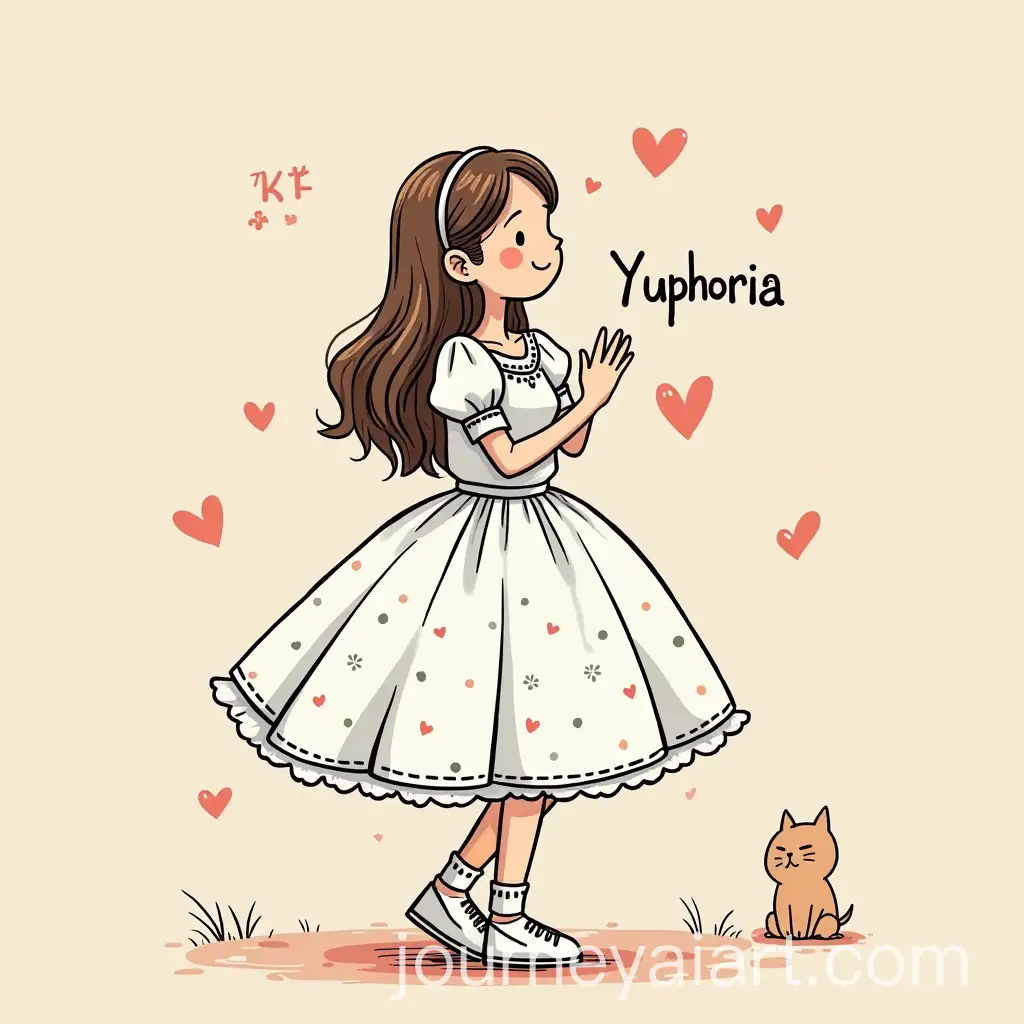 KPop-Star-Yuphoria-Performing-in-Unique-HandDrawn-Style