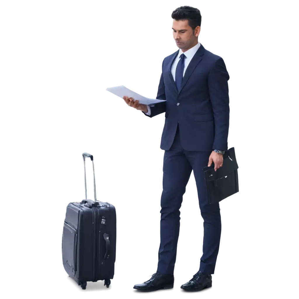 Businessman-Checking-Into-a-Hotel-HighQuality-PNG-Image-for-Professional-Use