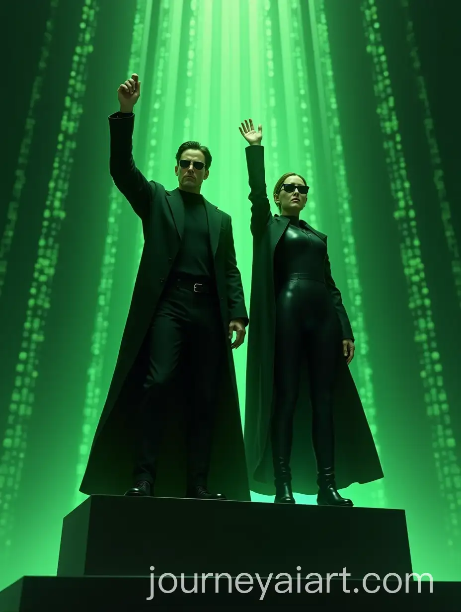 Neo-and-Trinity-from-The-Matrix-in-Heroic-Pose-Inspired-by-Soviet-Sculpture