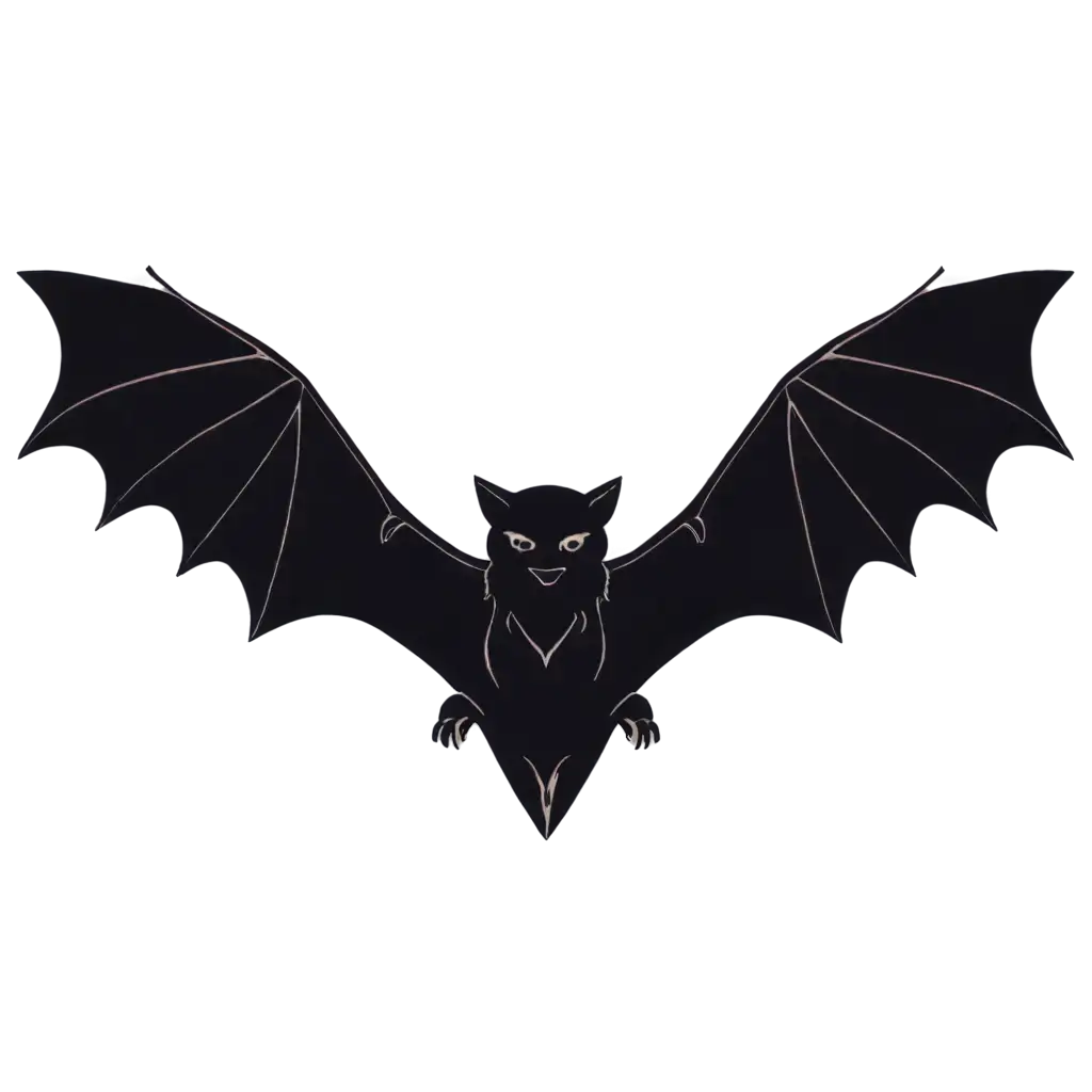 PNG-Tattoo-of-Bat-Intricately-Designed-Digital-Art-for-Versatile-Use