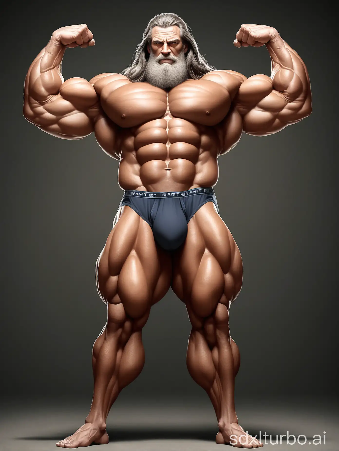 Very-Muscular-Old-Man-Showing-Off-Huge-Biceps-and-Chest