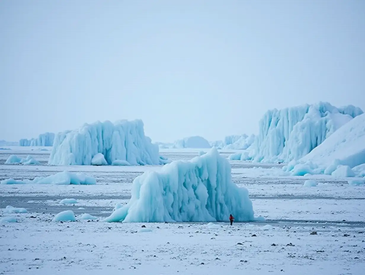 Today, the landscape has transformed, the ice is starting to rapidly melt, and scientists are wondering what secrets could be concealed beneath this frozen tundra. This is the second-largest ice sheet on Earth.