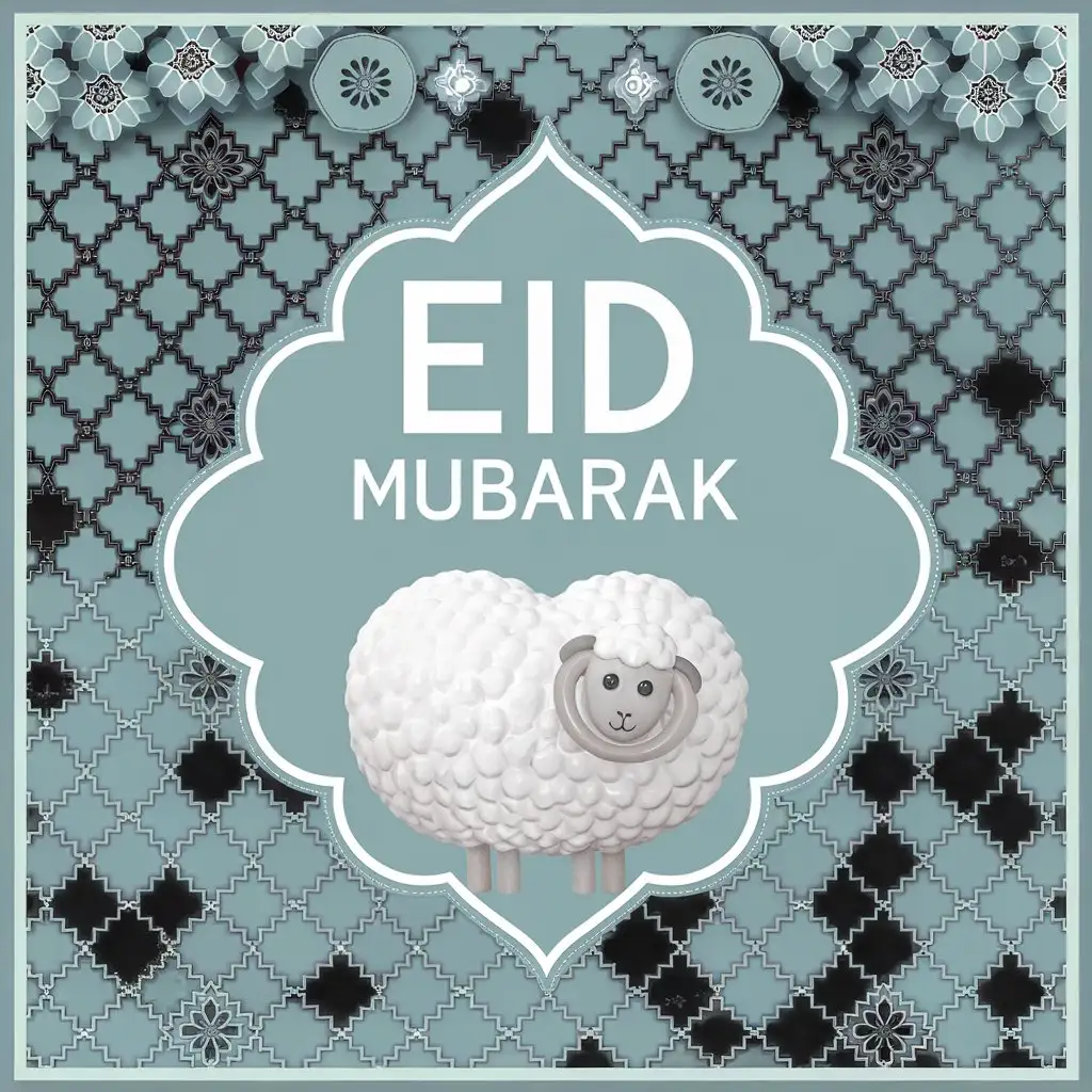 Eid-Al-AdhaEid-Al-Adha-Card-Greeting-Card-with-Moroccan-Arabic-Design-and-Ram-Holding-Heart