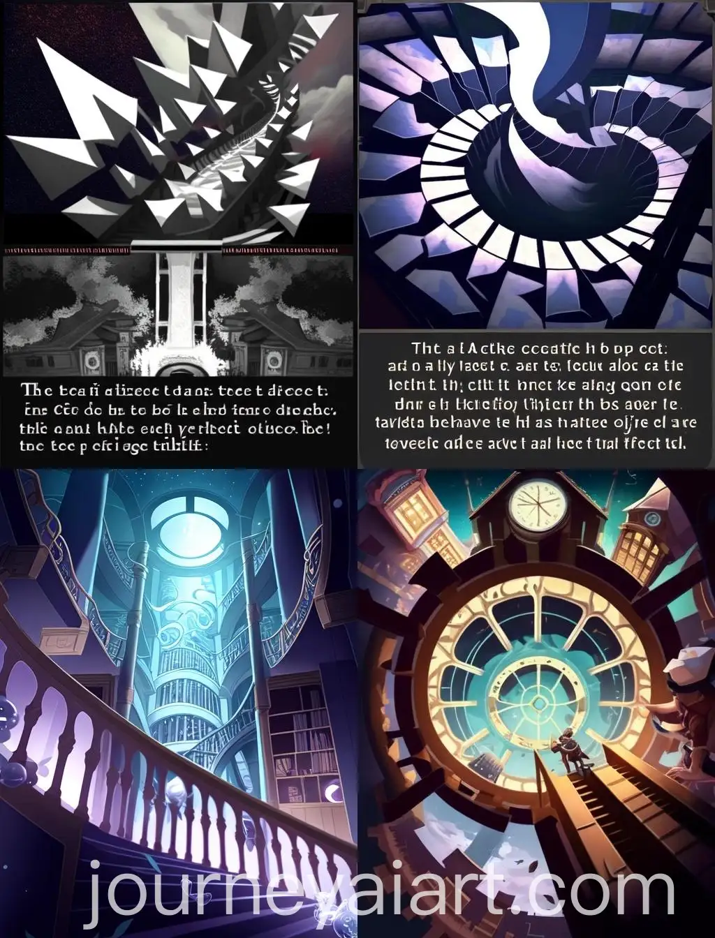 MC-Escher-Style-Artwork-with-Quote-The-Scale-of-Art-and-Experience