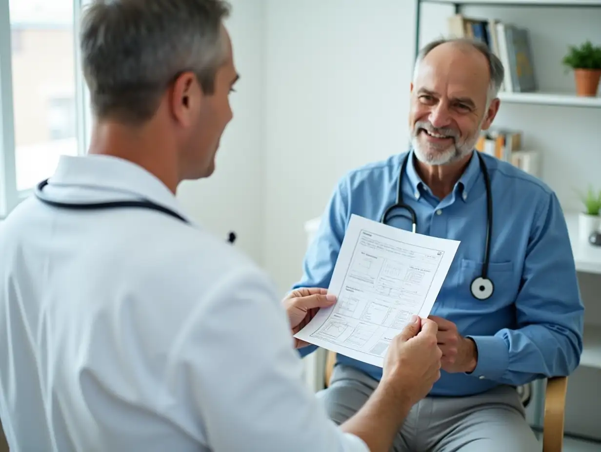 Male-Doctor-Discussing-Prostate-Cancer-Test-Results-with-Patient