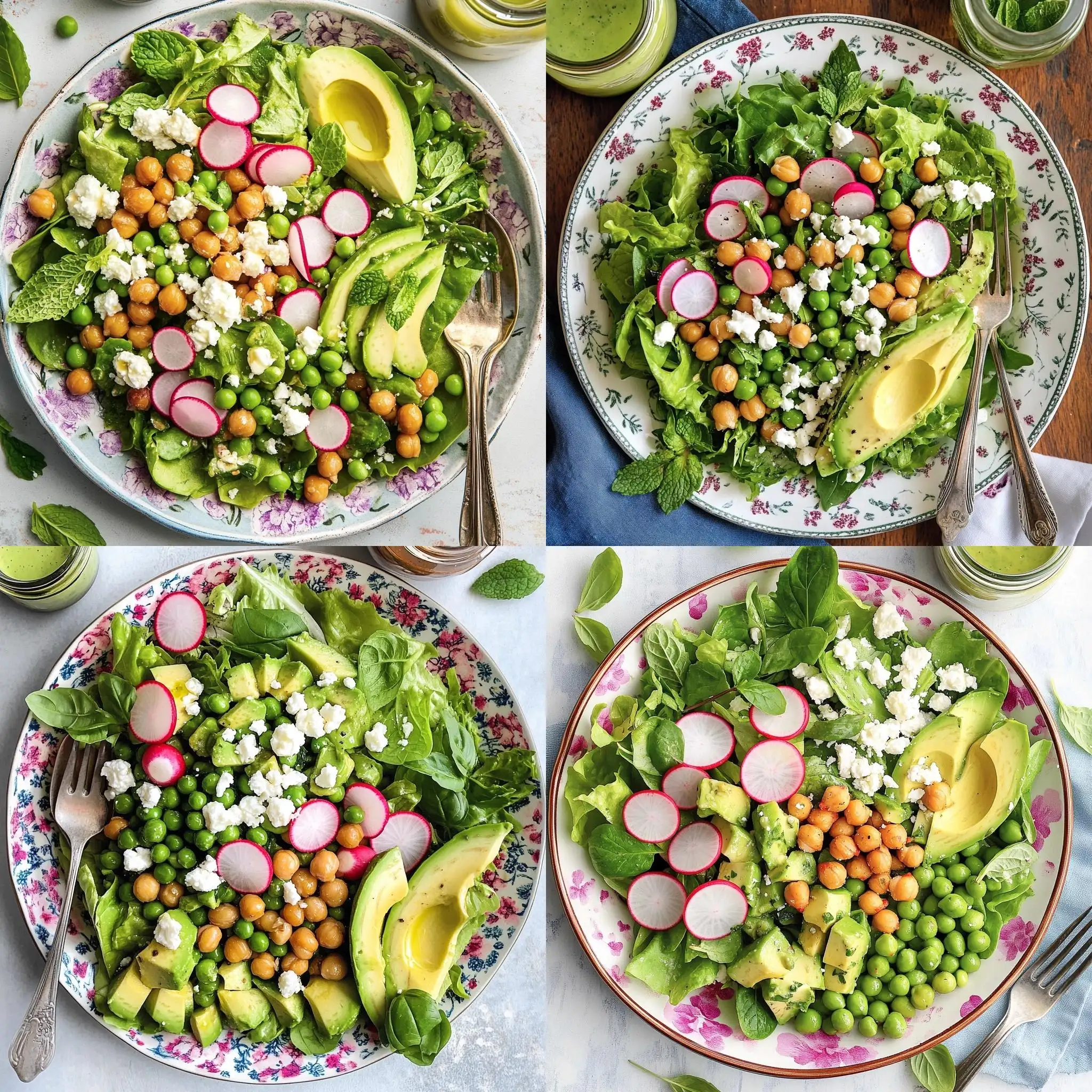 Colorful-Spring-Salad-with-Avocado-Roasted-Chickpeas-and-Fresh-Herbs