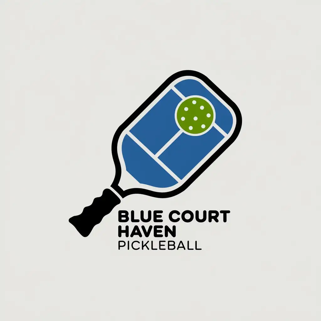 LOGO-Design-for-Blue-Court-Haven-Pickleball-Sporty-and-Clear-with-a-Fresh-Twist