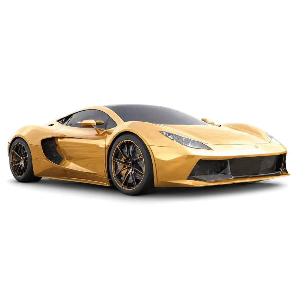 Golden-Colour-Super-Car-PNG-Image-Stunning-HighDefinition-Visuals