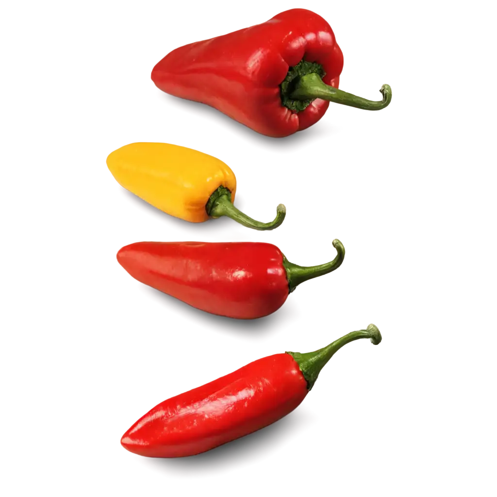 Red-and-Yellow-Peppers-PNG-Image-High-Quality-Versatile-for-Various-Uses