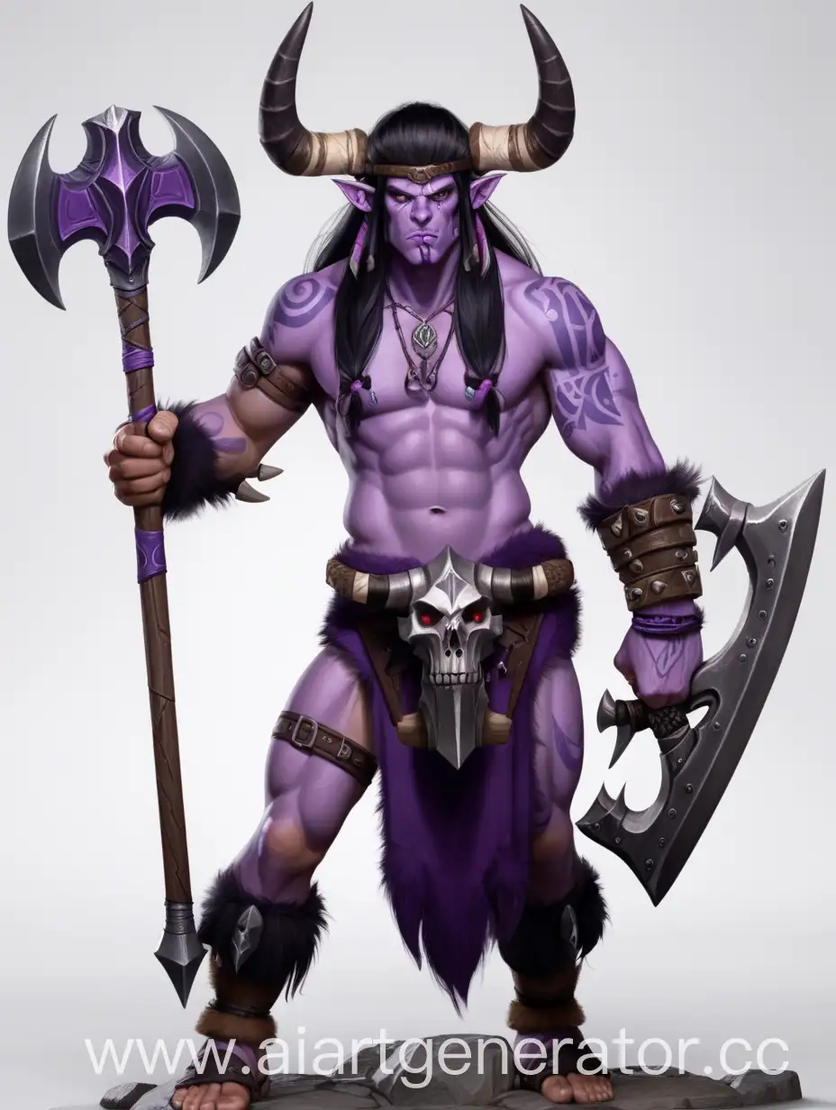 Tiefling-Barbarian-with-TwoHanded-Axe-in-Fantasy-Setting