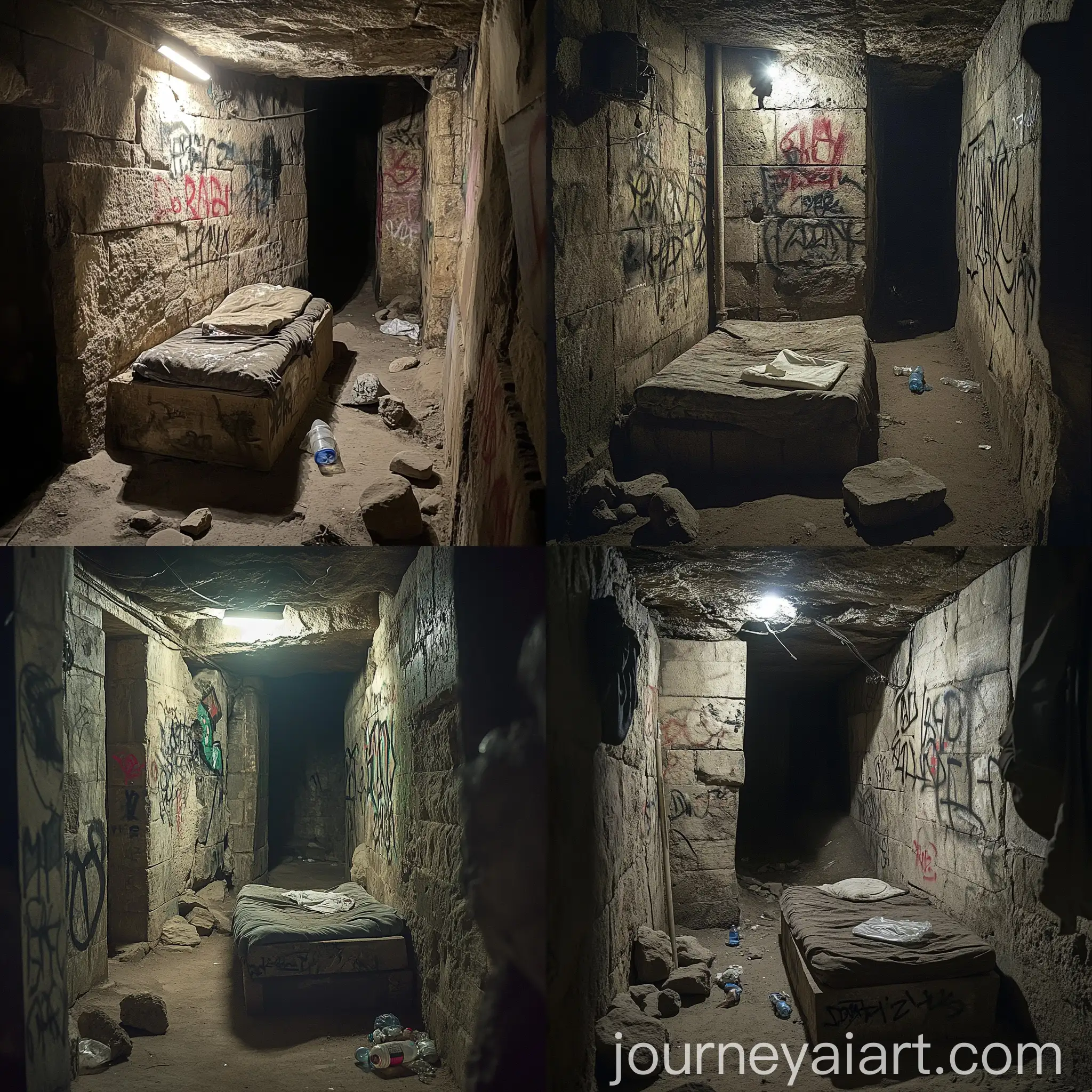 Eerie-Basement-Interior-with-Dark-Atmosphere-and-Stone-Walls