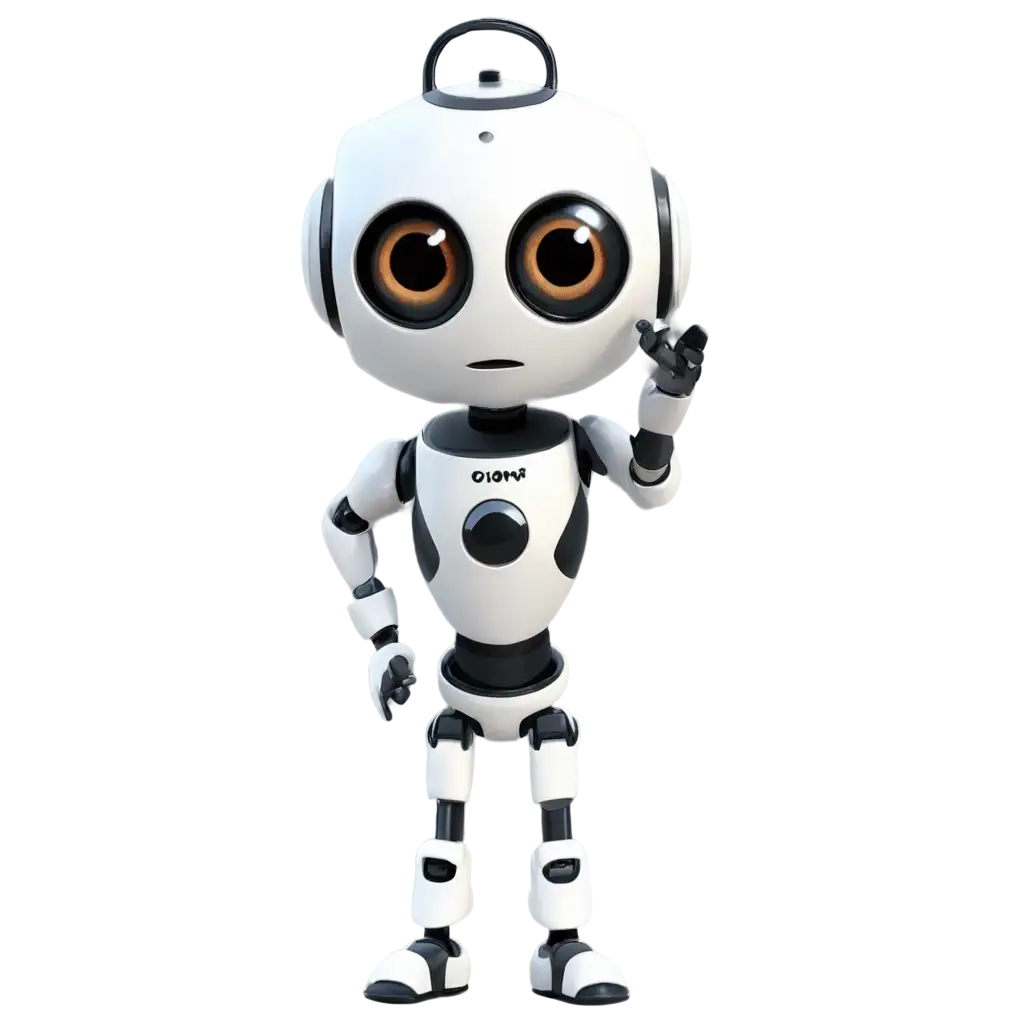 Cute-3D-CCTV-Robot-CartoonPNG-Image-Prompt-Analysis-PNG-PixarStyle-Image-with-Are-You-Lost-Alert