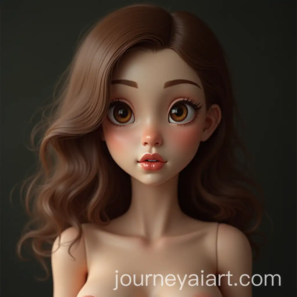 Stylish-Woman-with-Brown-Eyes-and-Hair-Full-Lips-Closeup