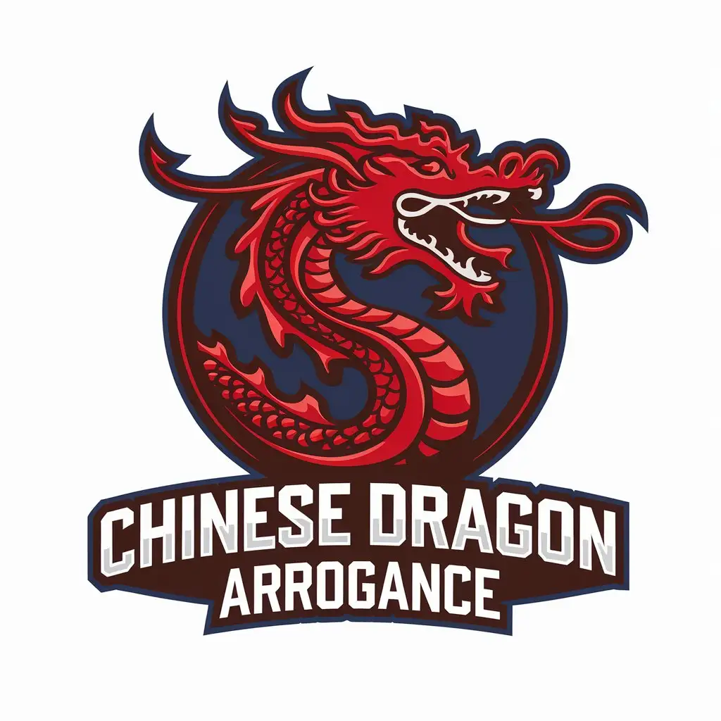 LOGO Design for Chinese Dragon Arrogance Bold Dragon with China Theme for Entertainment Industry