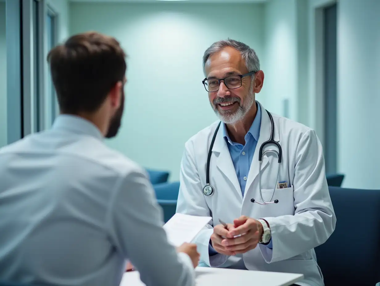 Medical-Doctor-Writing-Prescription-During-Patient-Consultation