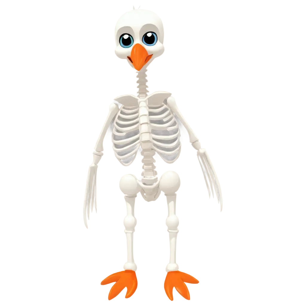 Cartoon-Skeleton-Bones-of-a-Penguin-PNG-Image-Delightful-and-Educational-Illustration