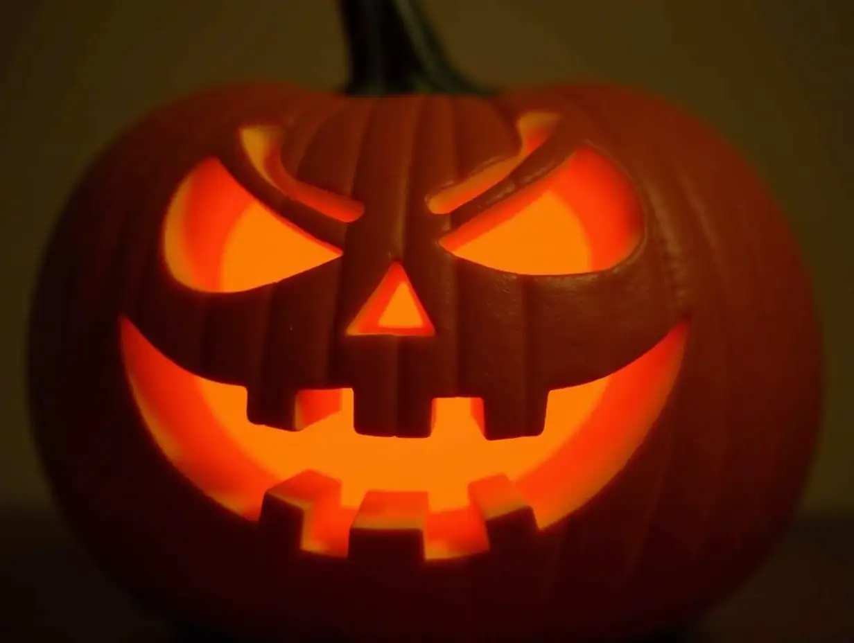 Eerie-Halloween-JackOLantern-CloseUp