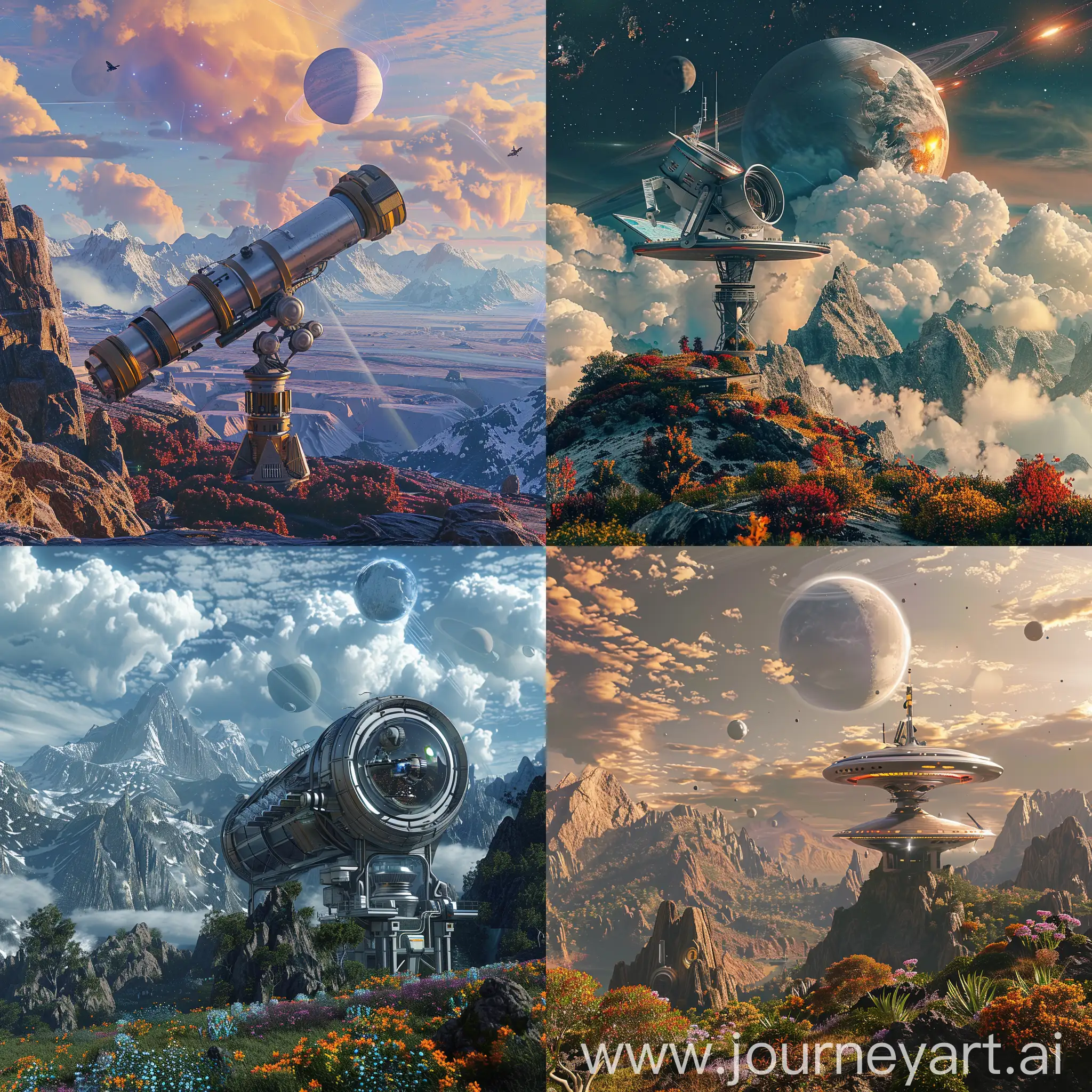 Futuristic-Space-Telescope-Orbiting-Alien-Planet-with-Advanced-Tech-and-Alien-Flora