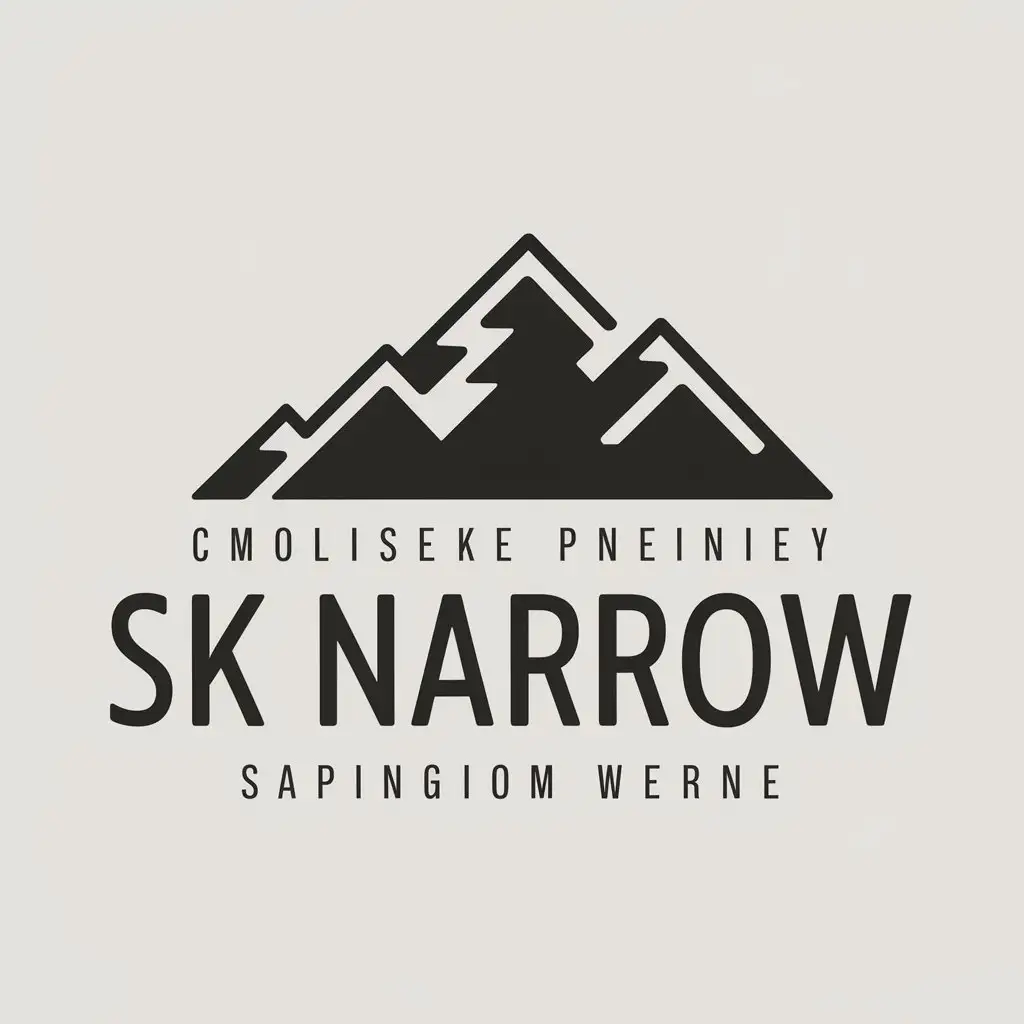 LOGO-Design-For-SK-NARROW-Mounting-Peak-Vector-Logo-Design