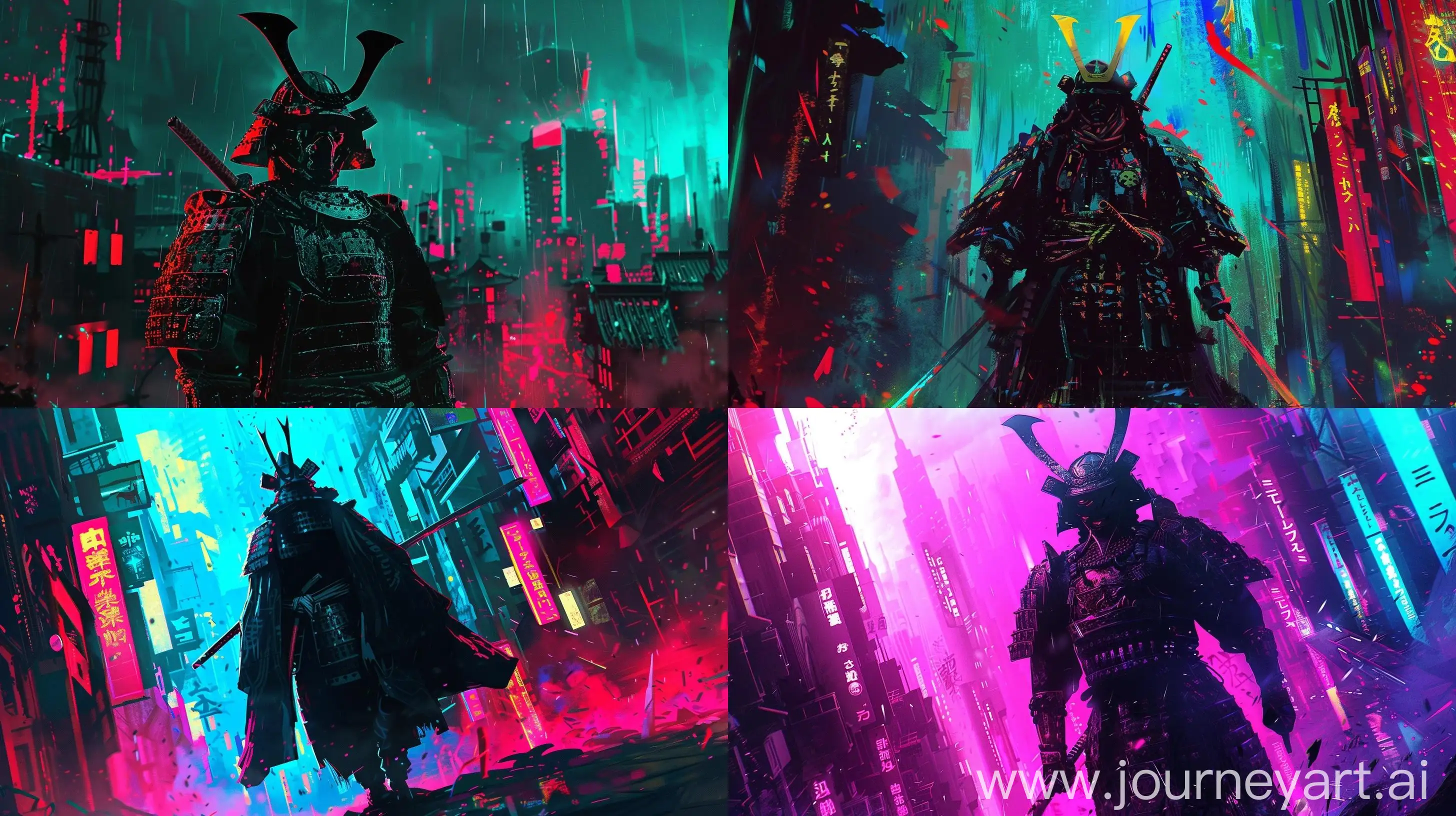 Dark-Fantasy-Samurai-Jack-in-Neonlit-Futuristic-City