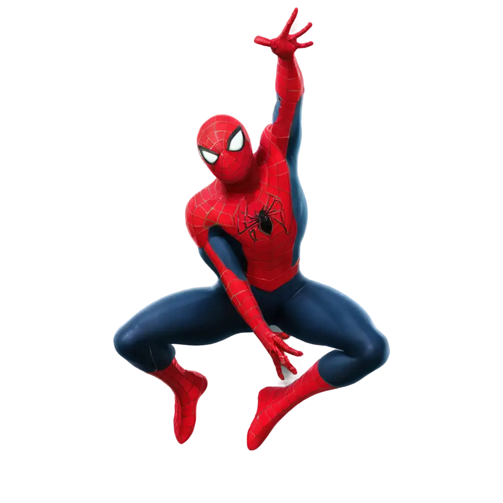 Spiderman-Flying-on-the-Skyscraper-HighQuality-PNG-Image-for-Digital-Projects