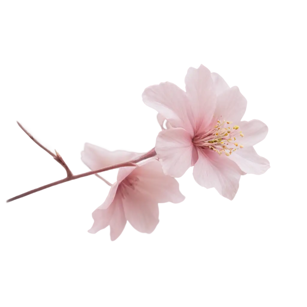 a delicate pink airy flower