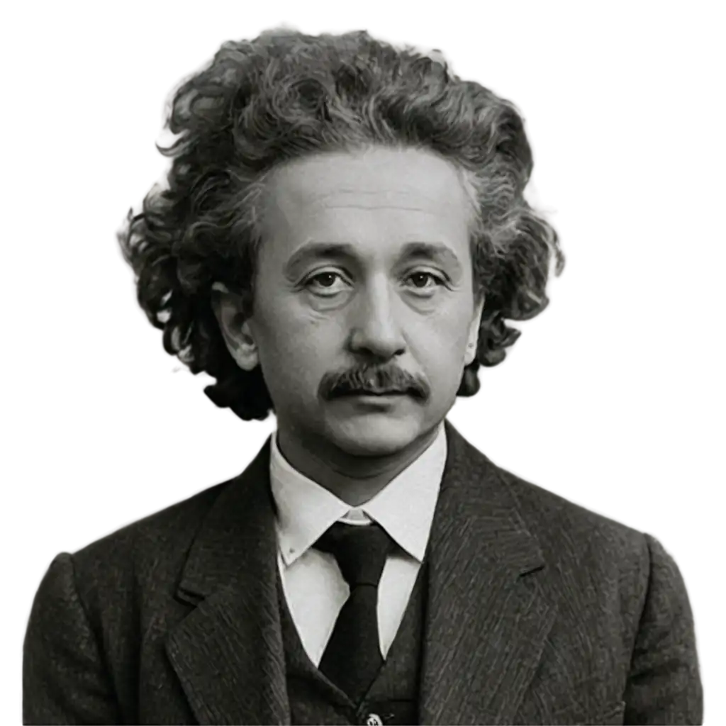 Albert Einstein in his school