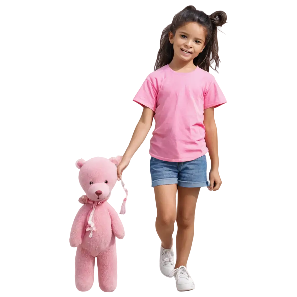 6YearOld-Girl-in-Pink-Clothes-PNG-Image-for-Digital-Art-and-Design