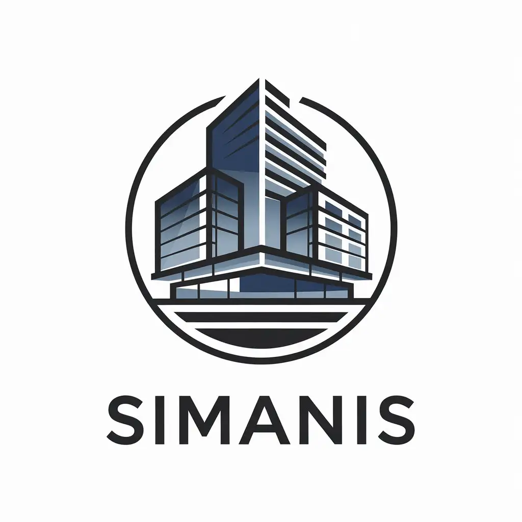 LOGO-Design-For-Simanis-Modern-Sshaped-Emblem-for-Public-Service