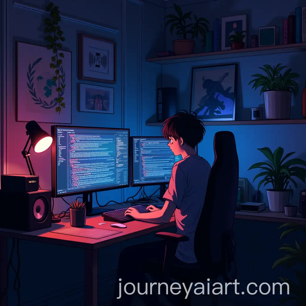 AnimeInspired-Room-with-Boy-Programming-and-Neon-Lights