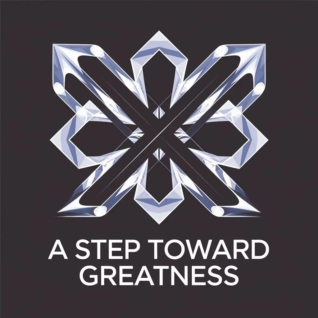 LOGO Design for A Step Toward Greatness Vector Way Symbol with Clean Clear Background