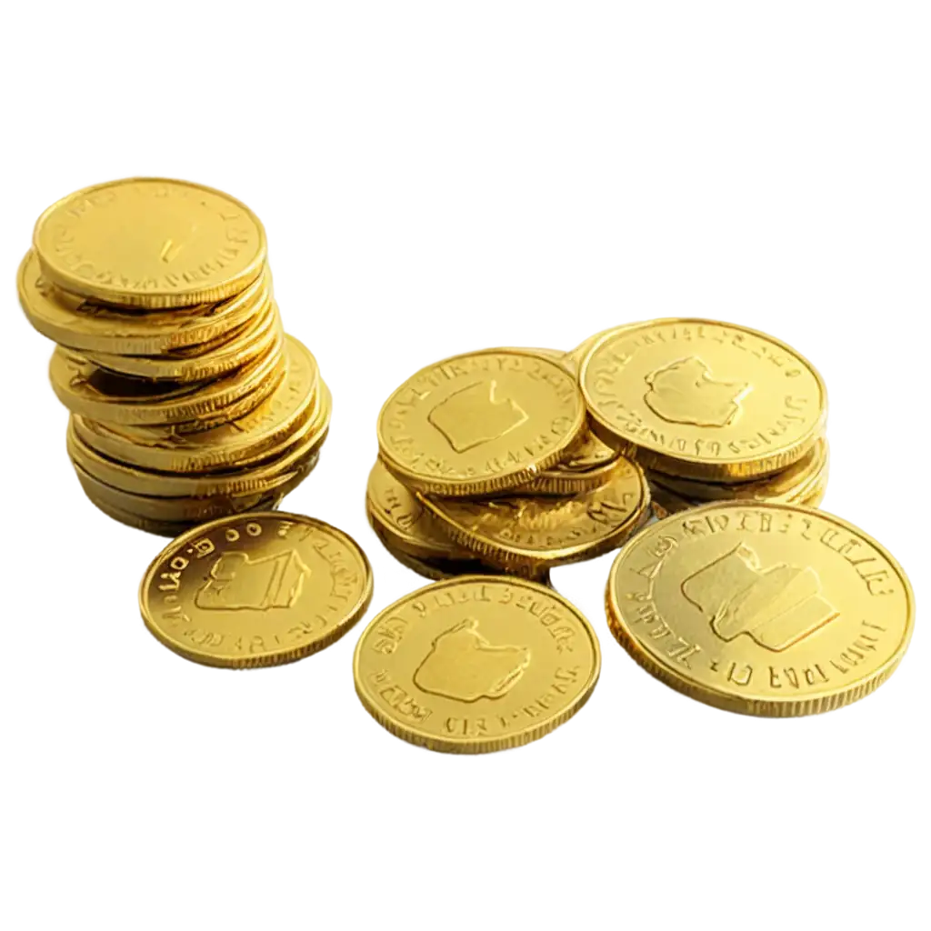 Premium-Gold-Coin-Piles-PNG-Image-Exquisite-Wealth-in-HighResolution-Clarity