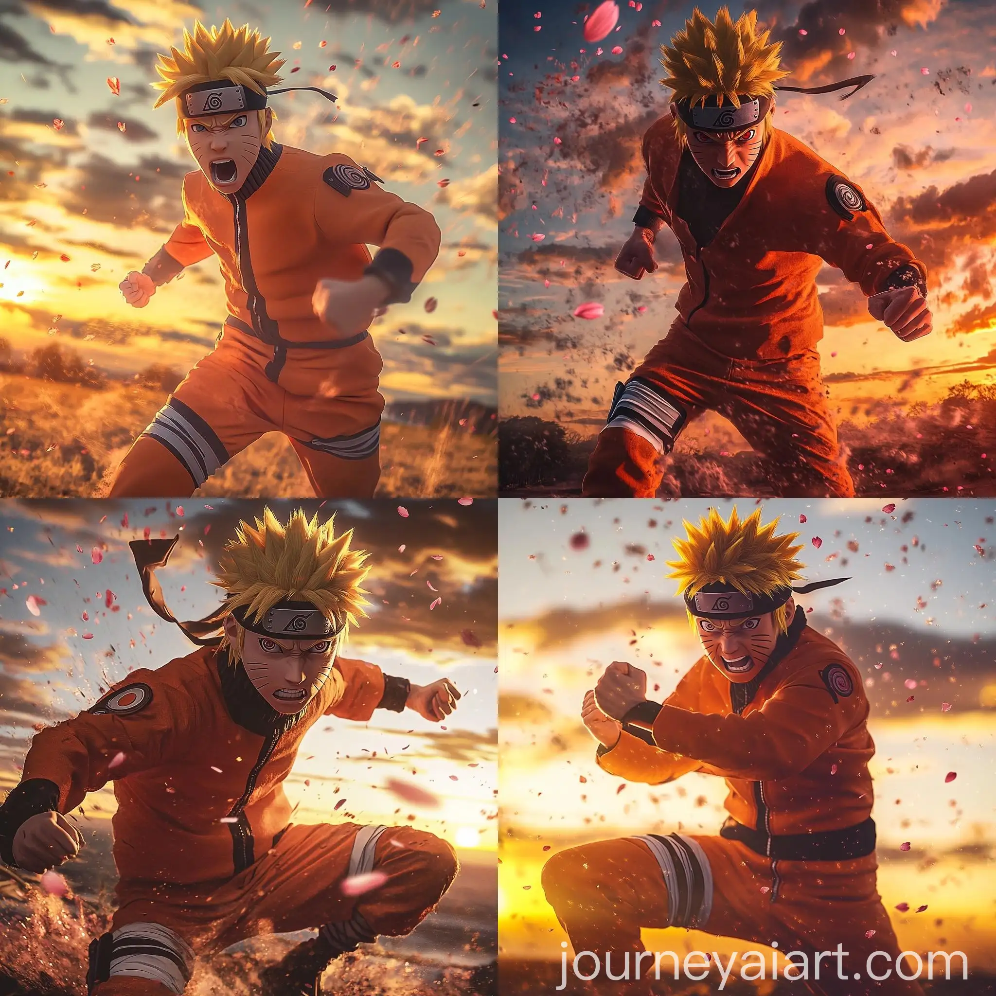 Intense-Naruto-Anime-Character-in-Dramatic-Sunset-Battle-Scene
