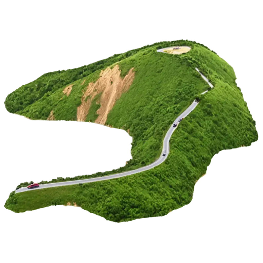 Hillside-Areas-with-CarBus-PNG-Image-for-Clear-Versatile-Usage