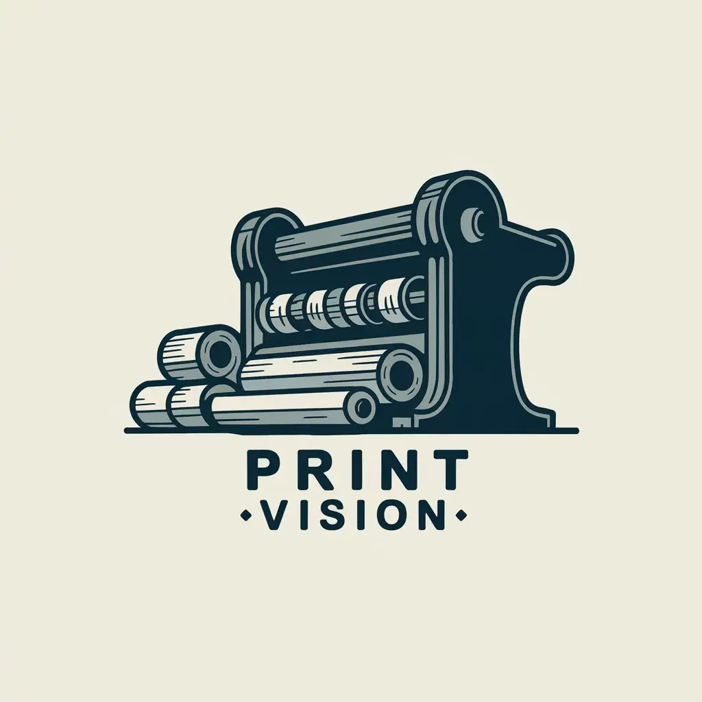 LOGO Design for Print Vision Vector Print Symbol with Clear Background and Moderate Style