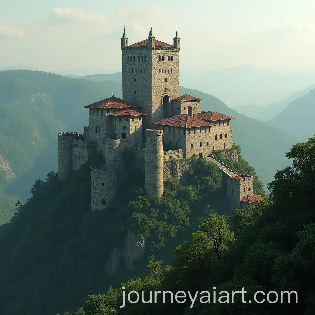 Byzantine-Fortification-on-Tsarevets-Hill-Inspired-by-Minas-Morgul